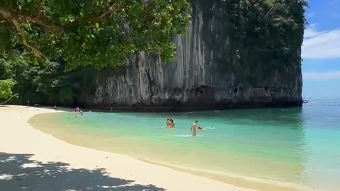 Thailand Hot afternoon on the paradise beach of Hong Island