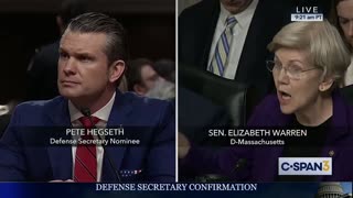 Liz Warren's Attack On Hegseth Backfires After He Draws Laughter With Sharp Retort