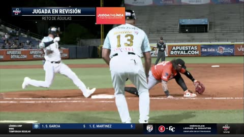 Águilas Vs. Bravos: ¿Out o safe? Esta jugada fue determinante