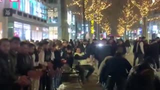 If this German Christmas market did not have giant concrete barriers on the roads you know what the invaders would be doing.