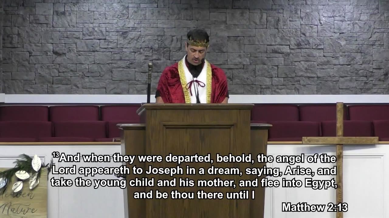 Christmas series message entitled "Herod"