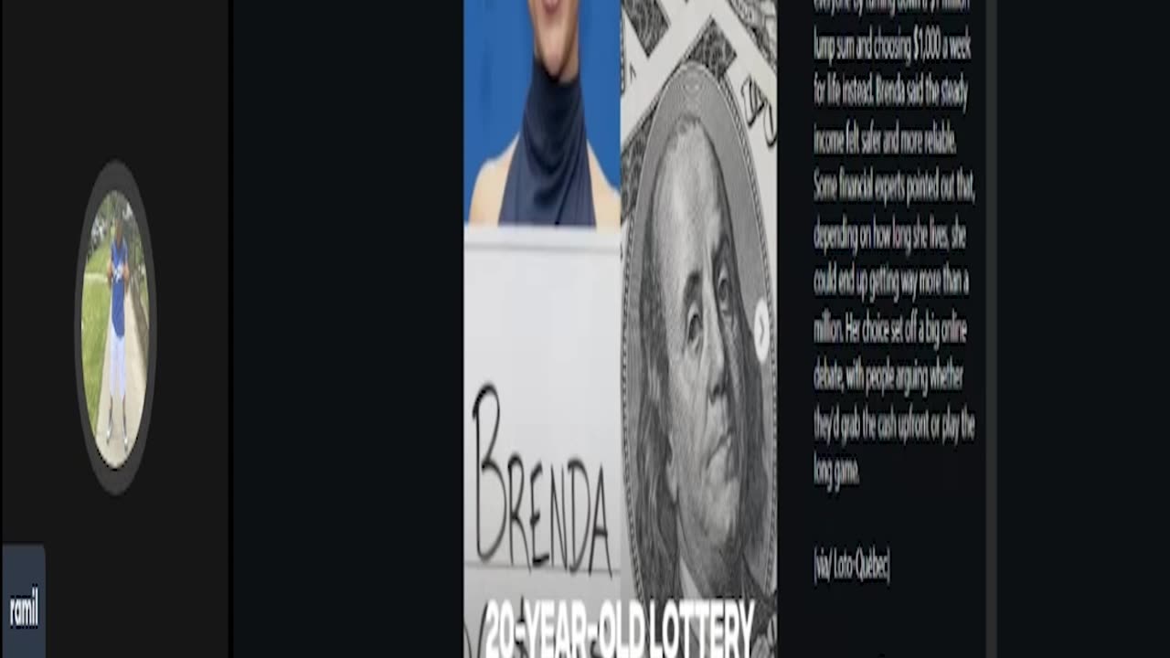 Lottery Winner Takes $1,000 a week for life instead of $1 Million Lump Sum