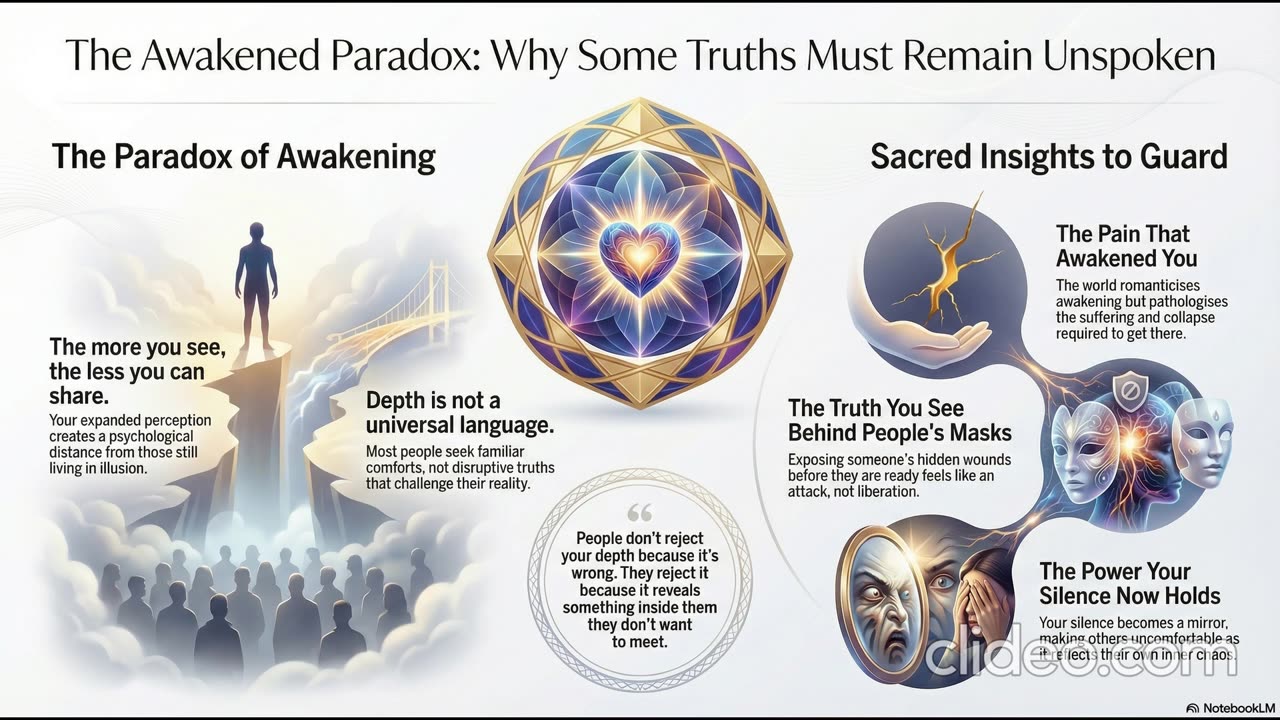 Why the Awakened Must Stay Silent