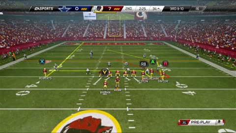 MADDEN 25 Franchise Season 1 WK 16 , 1970s REDSKINS VS DALLAS