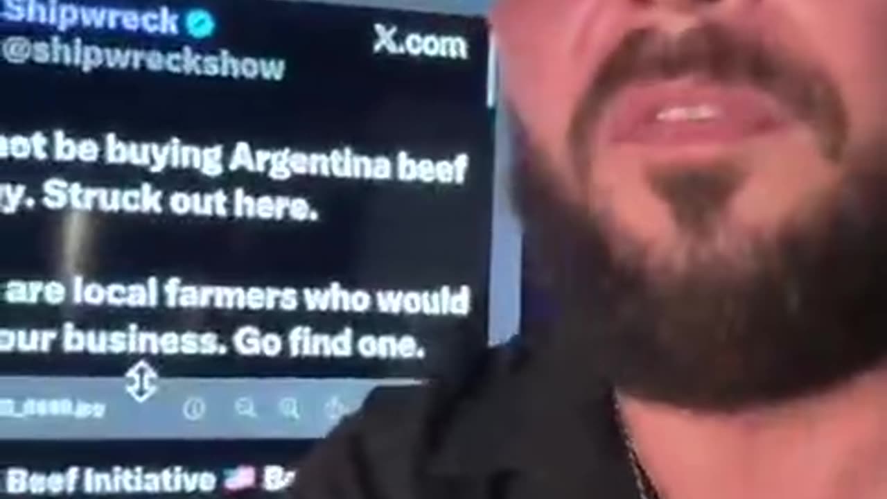 Did you know 77 cattle ranchers in America are going out of business everyday and now President Trump plans to use our tax dollar to buy beef from Argentina?