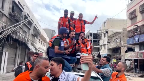 Celebrations erupt in Gaza on news of deal to end two-year war
