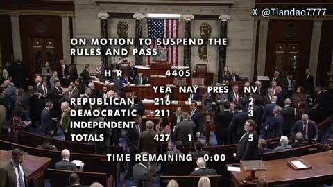2025.11.18 The House PASSES legislation forcing release of the Epstein files