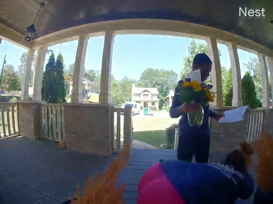 Doorbell Camera Catches Woman Falling While Chasing Dog