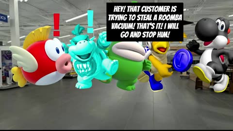 Rookie Tries to Steal a Roomba Vacuum from Canadian Tire/Grounded