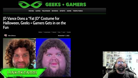 JD Vance Dresses Up As His Own Meme For Halloween Just To Piss Off The DEMS