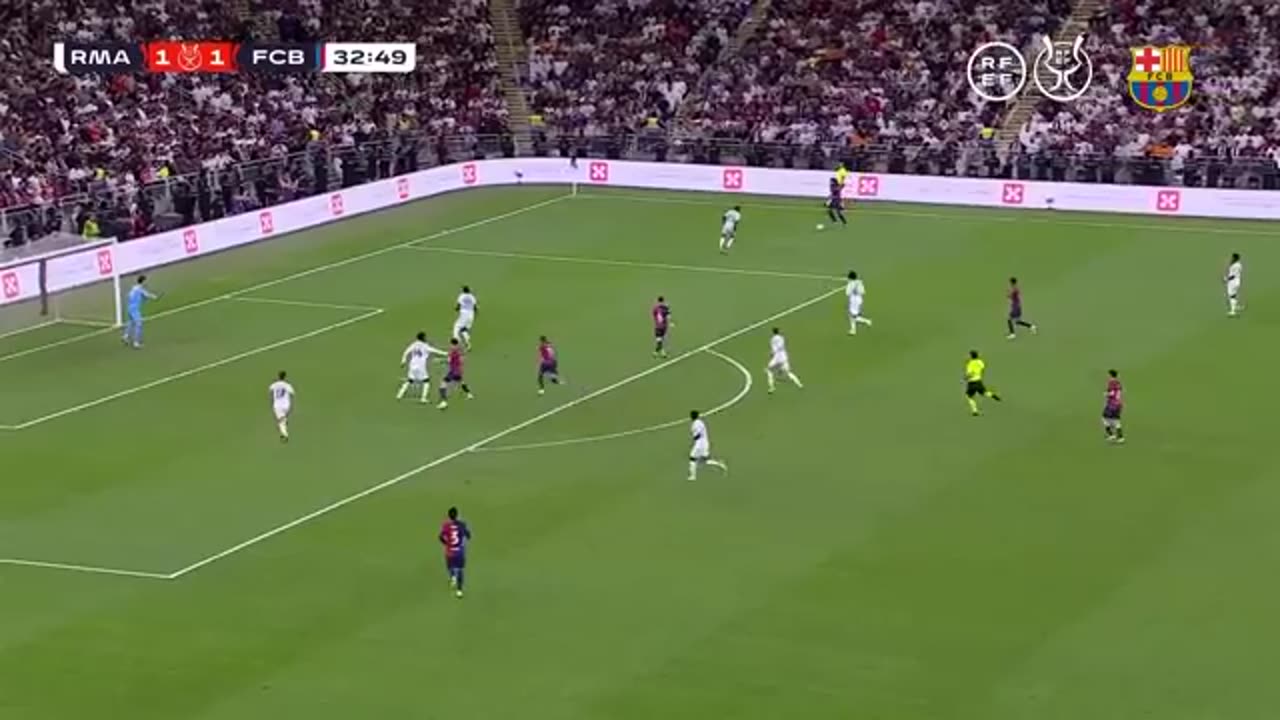 REAL MADRID 2 vs 5 FC BARCELONA | SPANISH SUPER CUP FINAL | EL CLÁSICO 🔵🔴