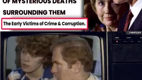 The CLINTONS & the abnormal amount of mysterious deaths surrounding them
