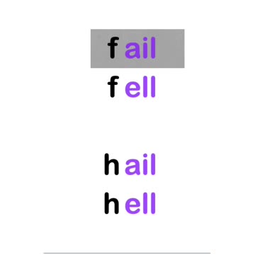 Repetition Comparison ail vs ell