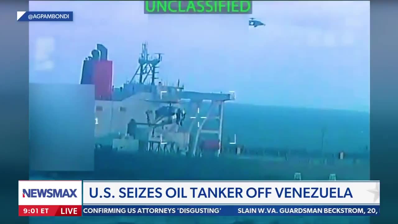 Greg Kelly reacts to the U.S. military seizing a Venezuelan oil tanker