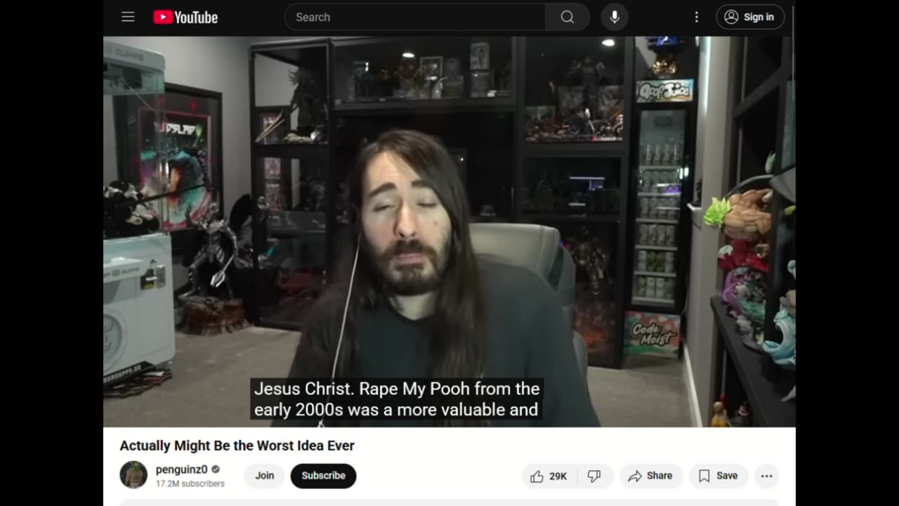 penguinz0 gives poop fetishes some leeway