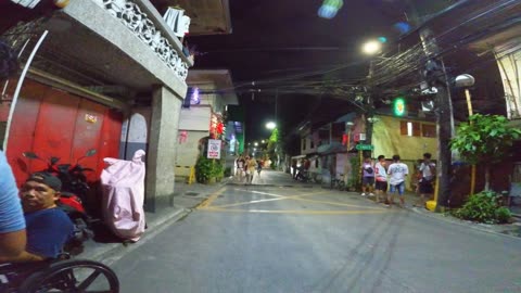 The friendly Residents of Dimatimbangan Street in Paranaque City in the Philippines