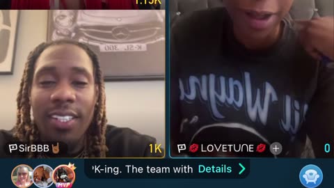 FLAWLESS SHANTEL AND SIRBBB CHAT WITH A POSSIBLE THIRD FOR THEIR “POLY” BIGO LIVE