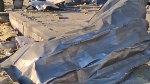 🇺🇦 The aftermath of the night strike by "Shahed" UAVs in Zaporizhzhia. 