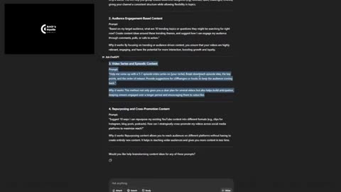 ChatGPT Prompts to Make Money Online (Digital Marketing SEO YouTube)