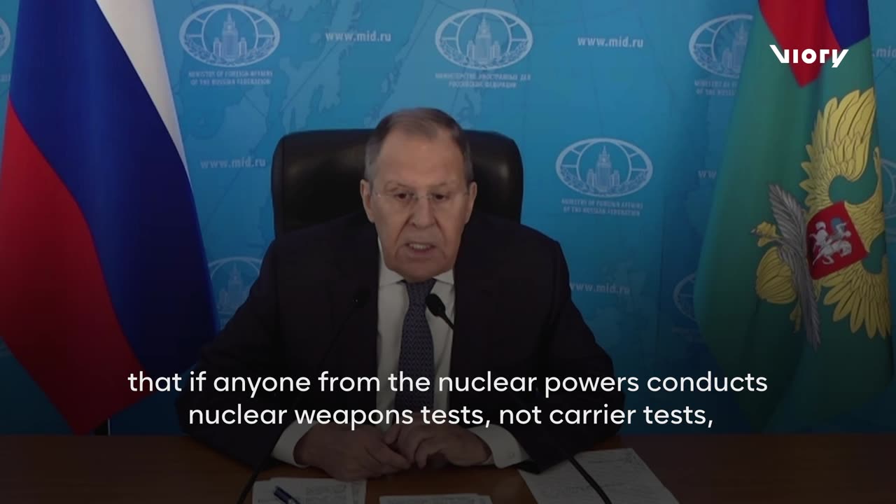 If someone tests nuclear weapons, Russia will do the same - FM Lavrov