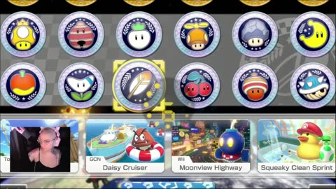 Playing Mario Kart with some cool rumblers.