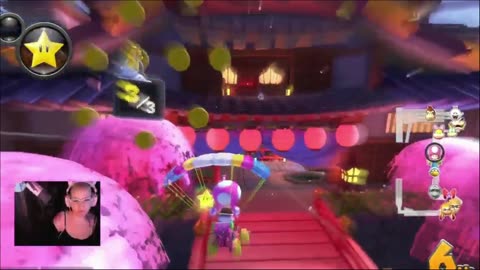 Playing Mario Kart with some cool rumblers.