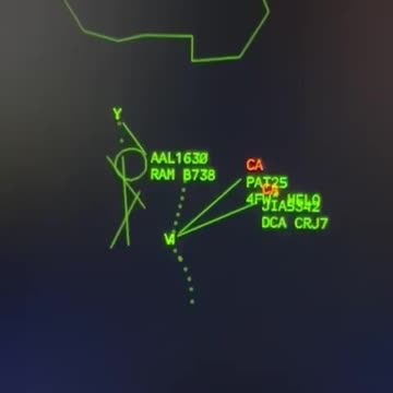 This is reportedly the Radar Trace of both crafts