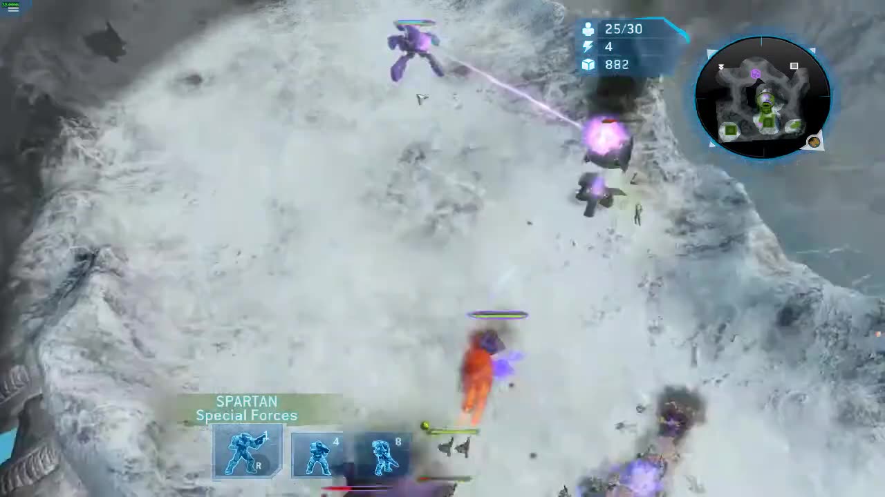 Halo Wars 1: Cpt. Cutter Vs Prophet - Legendary