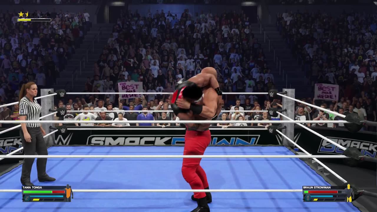 Tama Tonga VS Braun Strowman - WWE 2K24