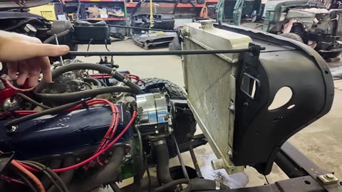 Evil Energy 16in Fan Install in a Jeep CJ7 with a Chevy 350