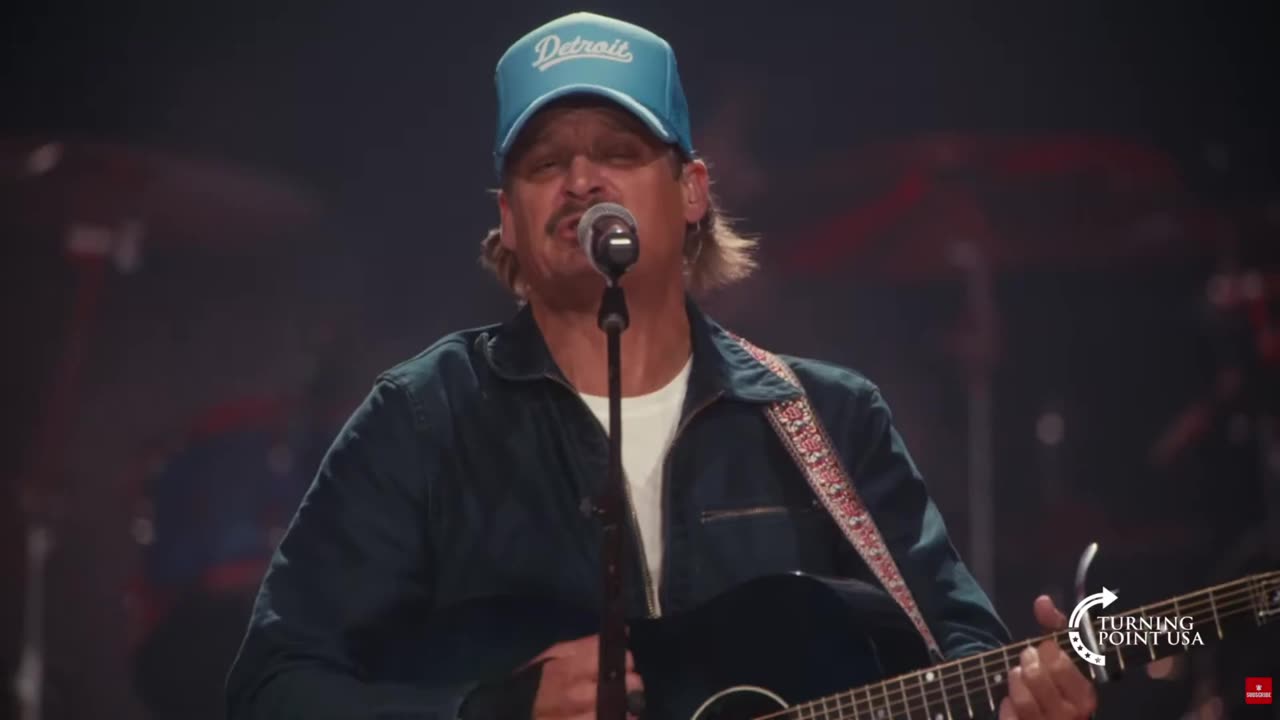Kid Rock Praises Jesus During Alternative Halftime Show Performance