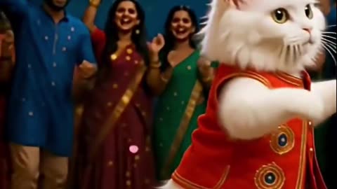 📹 Cute cat funny dance 😍😅