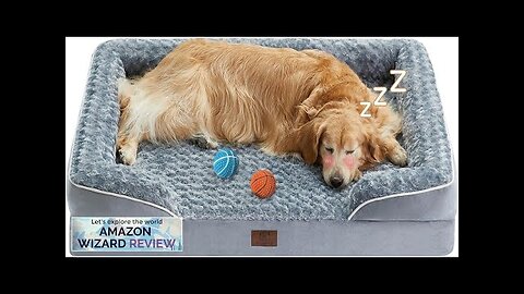 WNPETHOME Dog Beds for Extra Large Dogs Washable Bolster Sofa Bed Review