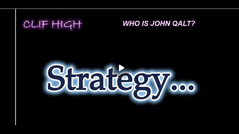 Clif High - Strategy... WHO IS JOHN QALT?