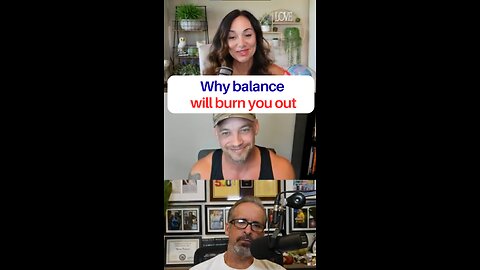 You don’t need balance. You need alignment.