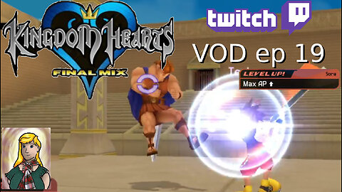 Kingdom Hearts stream -Twitch VOD ep19- chill leveling - clearing first worlds