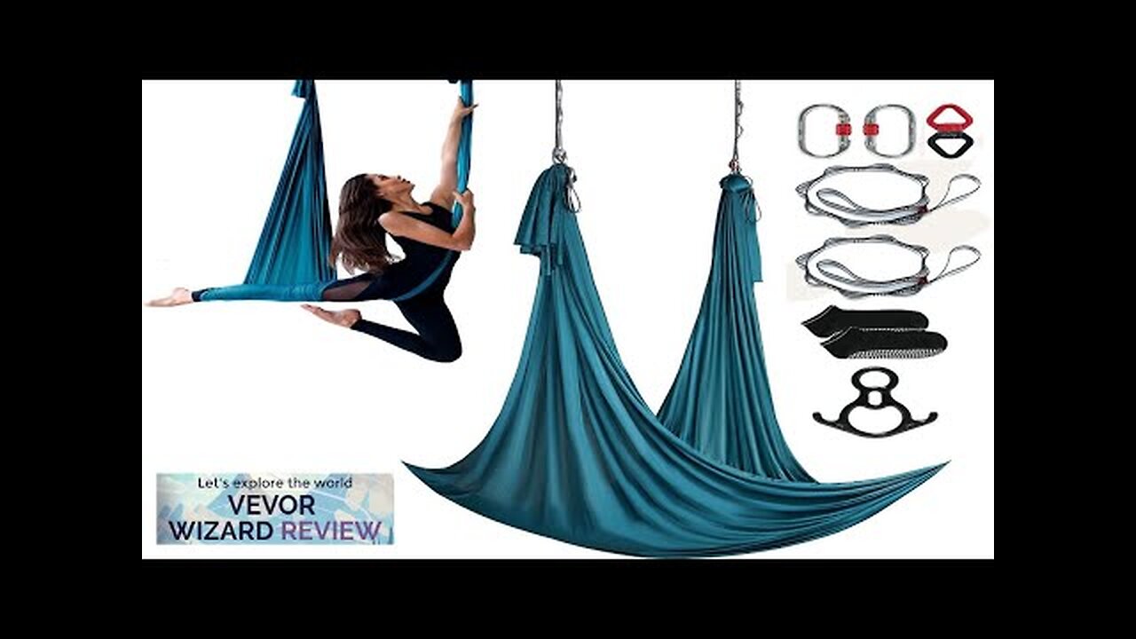 VEVOR Aerial Silk & Yoga Swing 11 Yards Aerial Yoga Hammock Kit Review