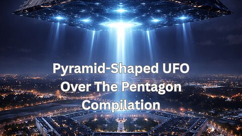 Pyramid Shaped UFO over The Pentagon 2018 Compilation