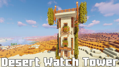 Minecraft Desert Watch Tower - Sentinel of the Sands