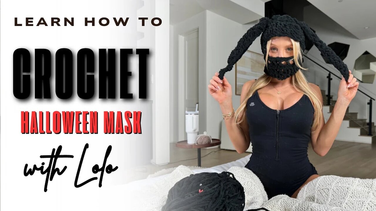 How To Crochet a Halloween Mask