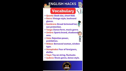 Daily use Important vocabulary words for exam 2025 47 #studyhacks123 #vocabulary #english #shorts