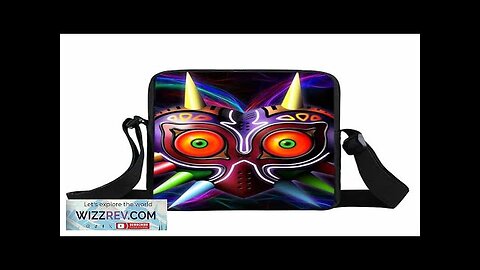 The Legend Of Zelda Majora’s Mask Colorful School Cross Body Bag Review