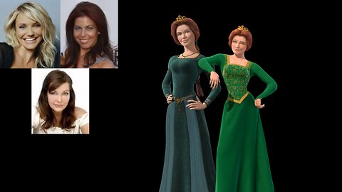 Animated Voice Comparison- Princess Fiona (Shrek)