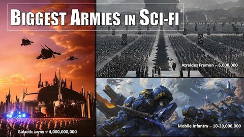 Top 15 Biggest Human Armies in Science Fiction