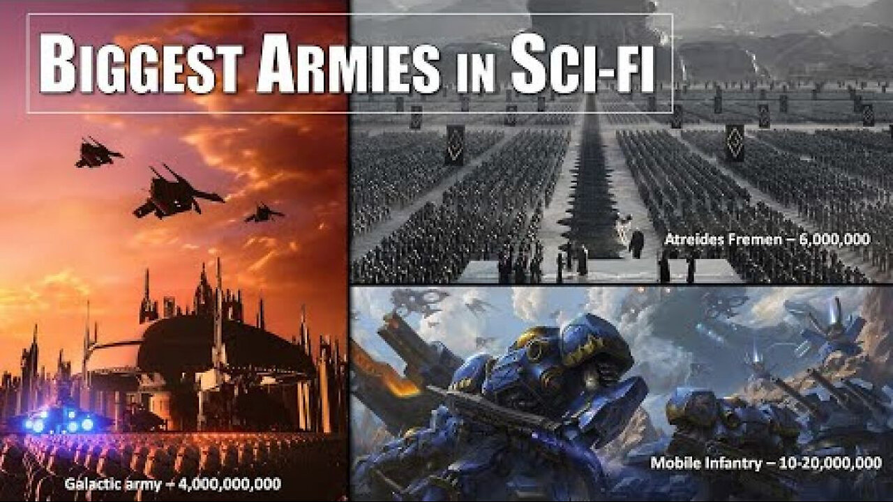 Top 15 Biggest Human Armies in Science Fiction