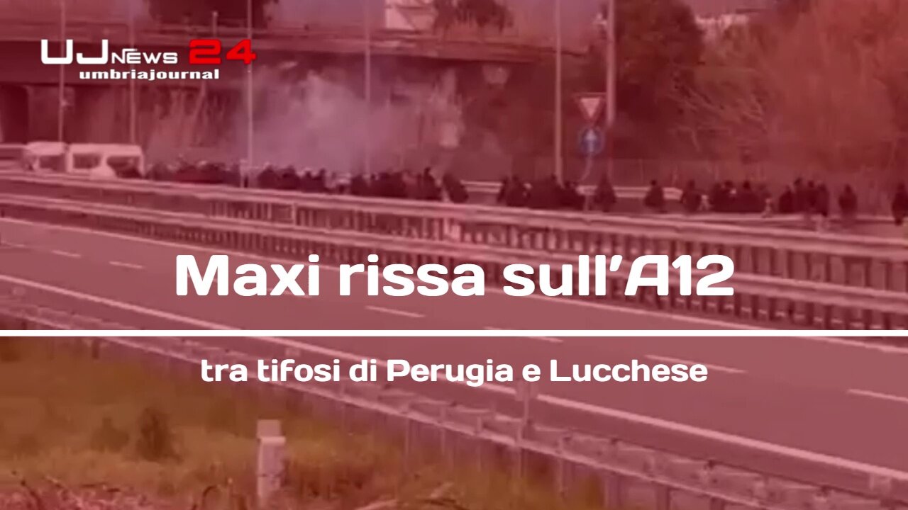 Maxi rissa sull’A12 tra tifosi di Perugia e Lucchese