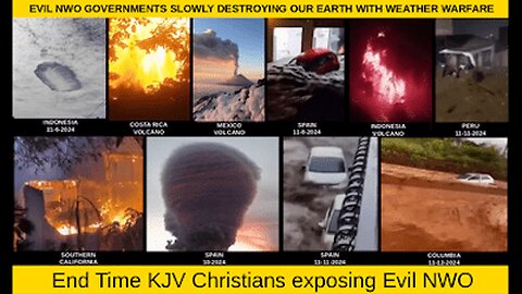 Evil NWO Governments Slowly Destroying Our Earth With Weather Warfare - Watch