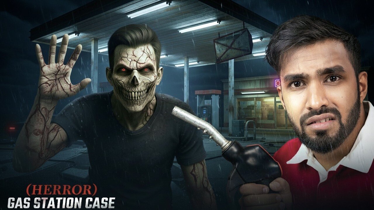 Working Late Night Shift At A Gas Station