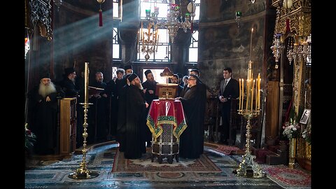 Hilandar monks chanting, Serbian Orthodox Church