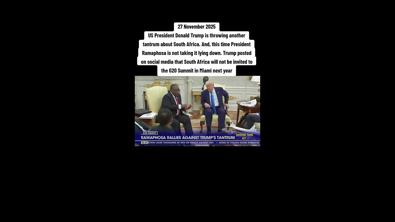 TTT = “Trump Throwing another Tantrum”🤭🔥